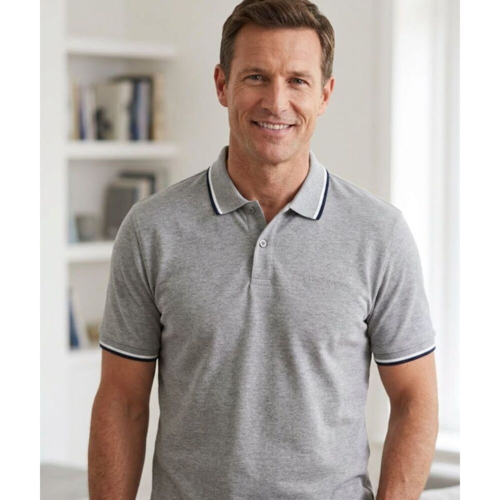 New Ben Sherman Signature Polo Shirt Modern Fit Men's Size XL